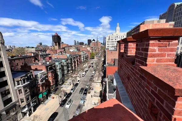a view of buildings