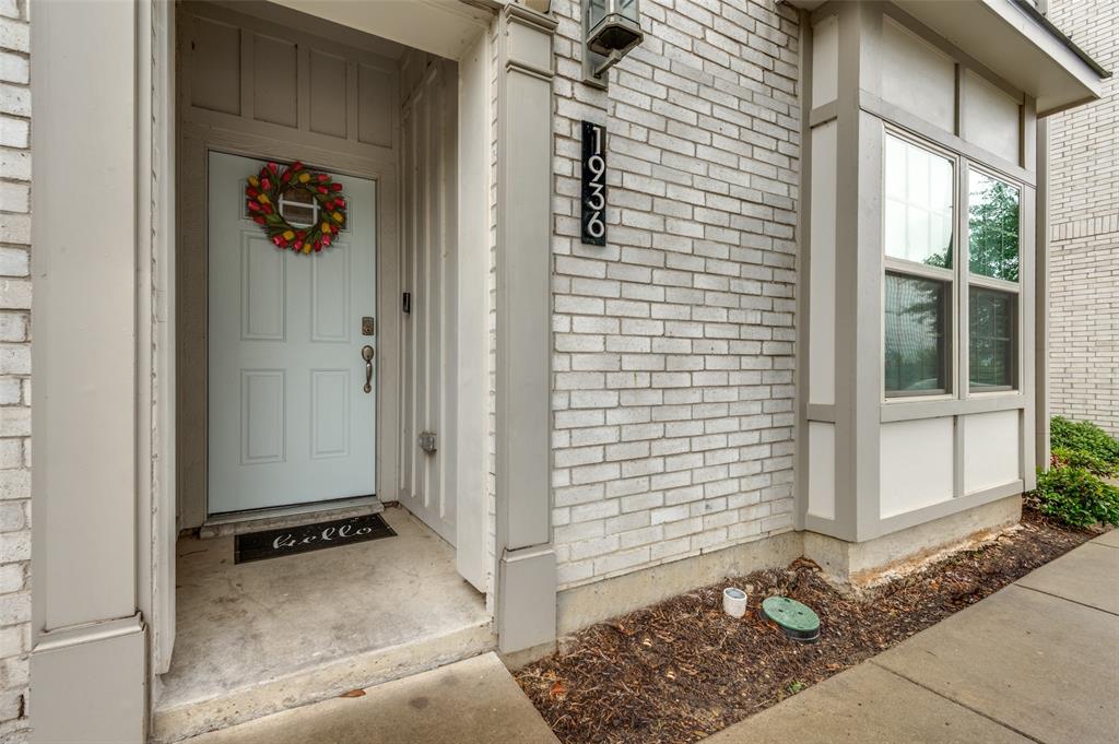 a view of a door of a house