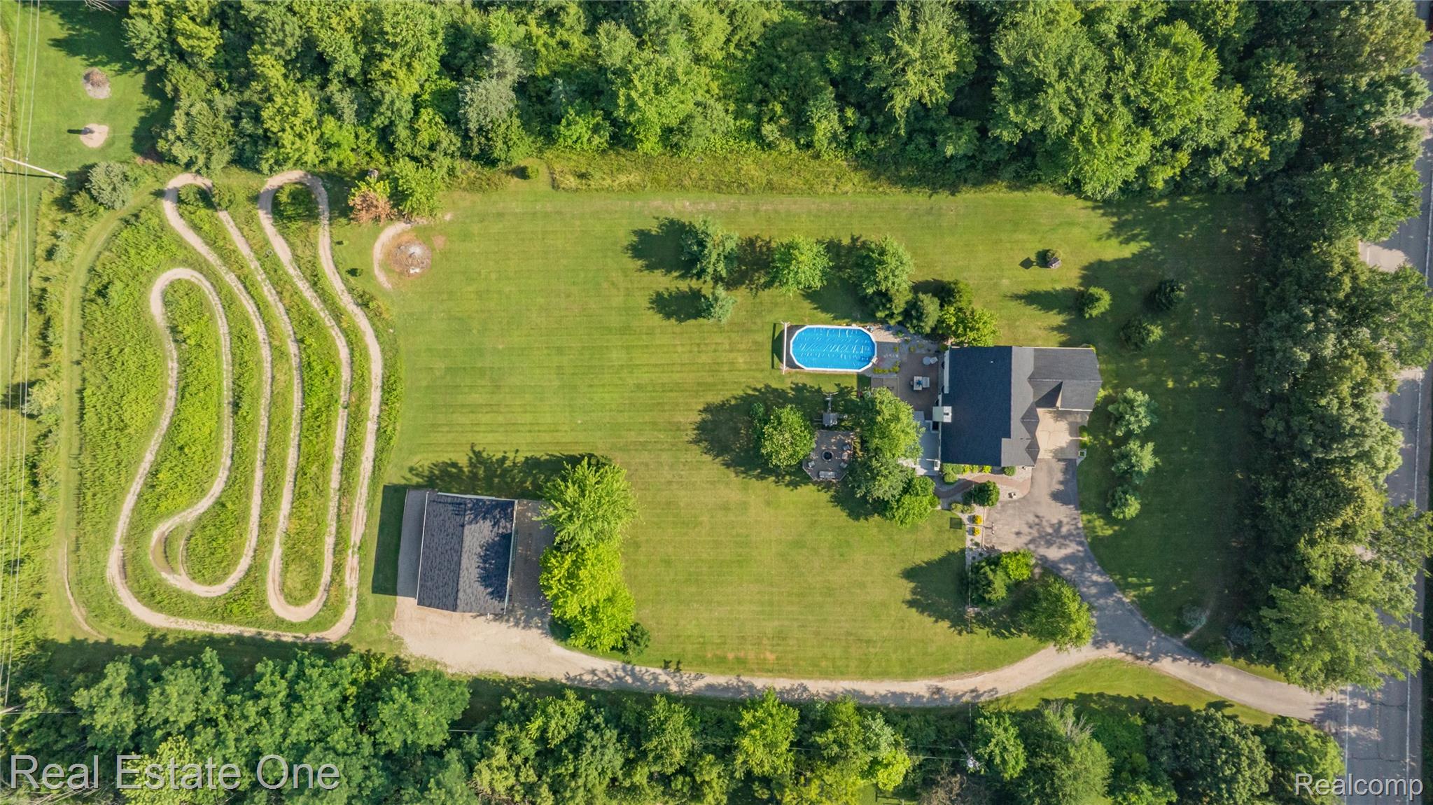 9210 Hickory Ridge Road Holly, MI 48442 - Photo 8 of 73 Bike track for the kids