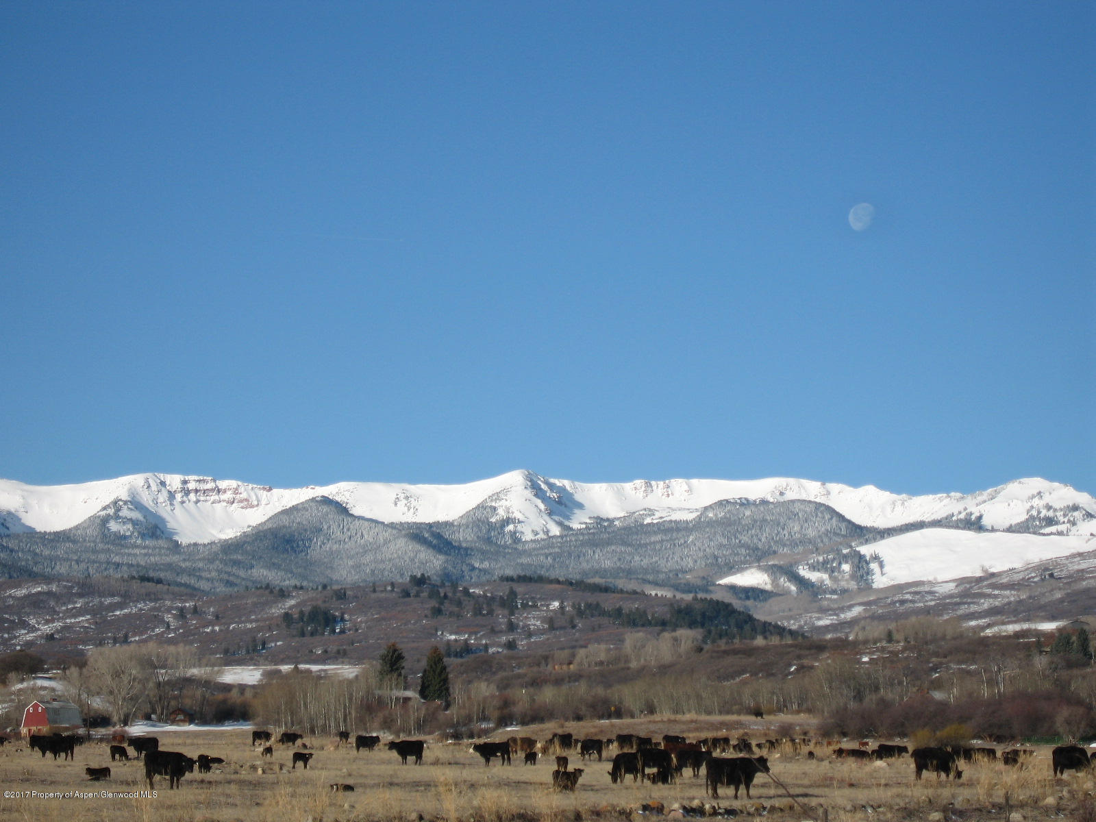 144 Haystack Lane Snowmass, CO 81654 - Photo 35 of 40 a view of mountain with sunset