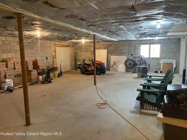 a room with gym equipment