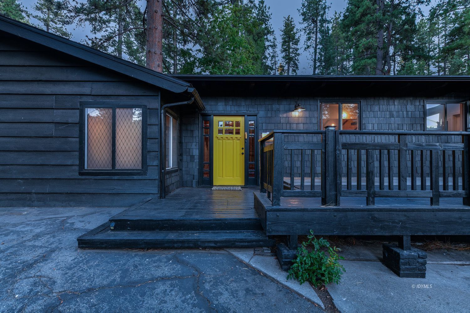 53155 Tollgate Road Idyllwild, CA 92549 - Photo 4 of 47 a view of outdoor space deck and kitchen floor to ceiling window