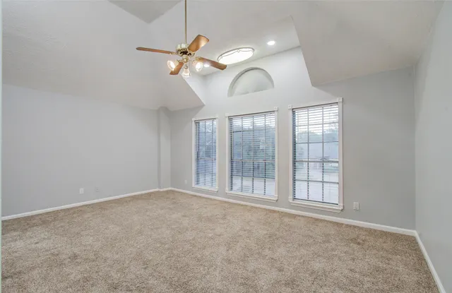 a view of yard with tree s