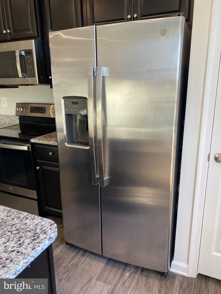 531 View Point Way Fredericksburg, VA 22405 - Photo 23 of 36 Sleek stainless steel refrigerator.