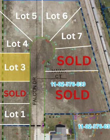 $24,900 | Lot 3 Falcon Drive, Gibson City, IL 60936