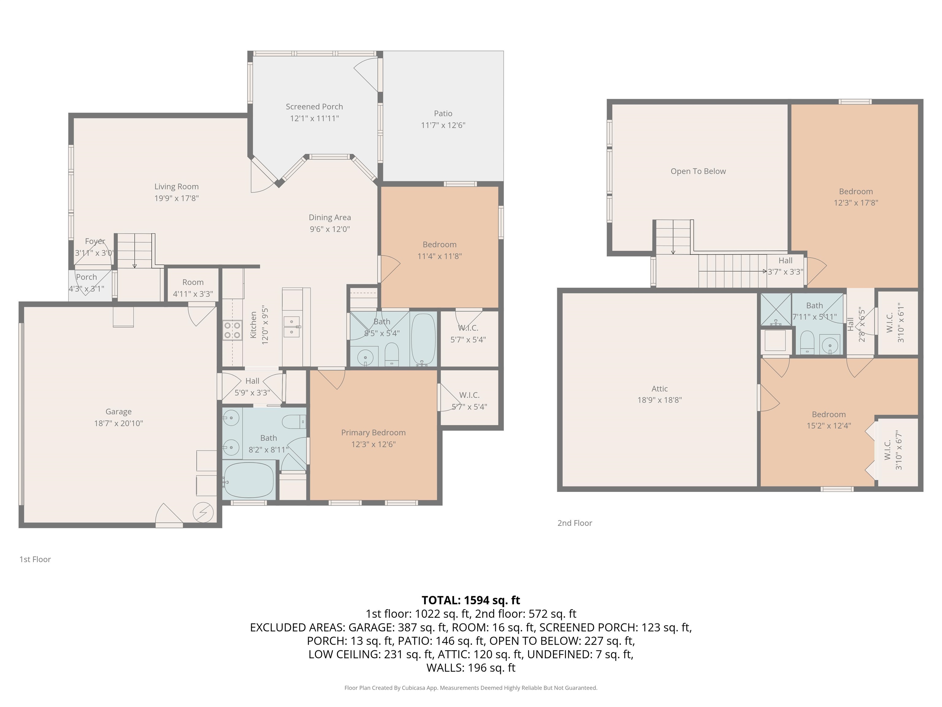 539 Drake Lane Surfside Beach, SC 29575 - Photo 38 of 38 View of floor plan / room layout