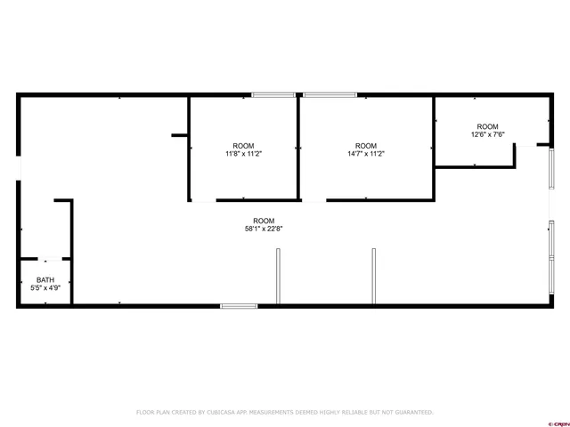 $2,500 | 321 South Camino Del Rio, Unit SUITE M ( FORMER EMPLOYMENT EXPRESS ), Durango, CO 81303