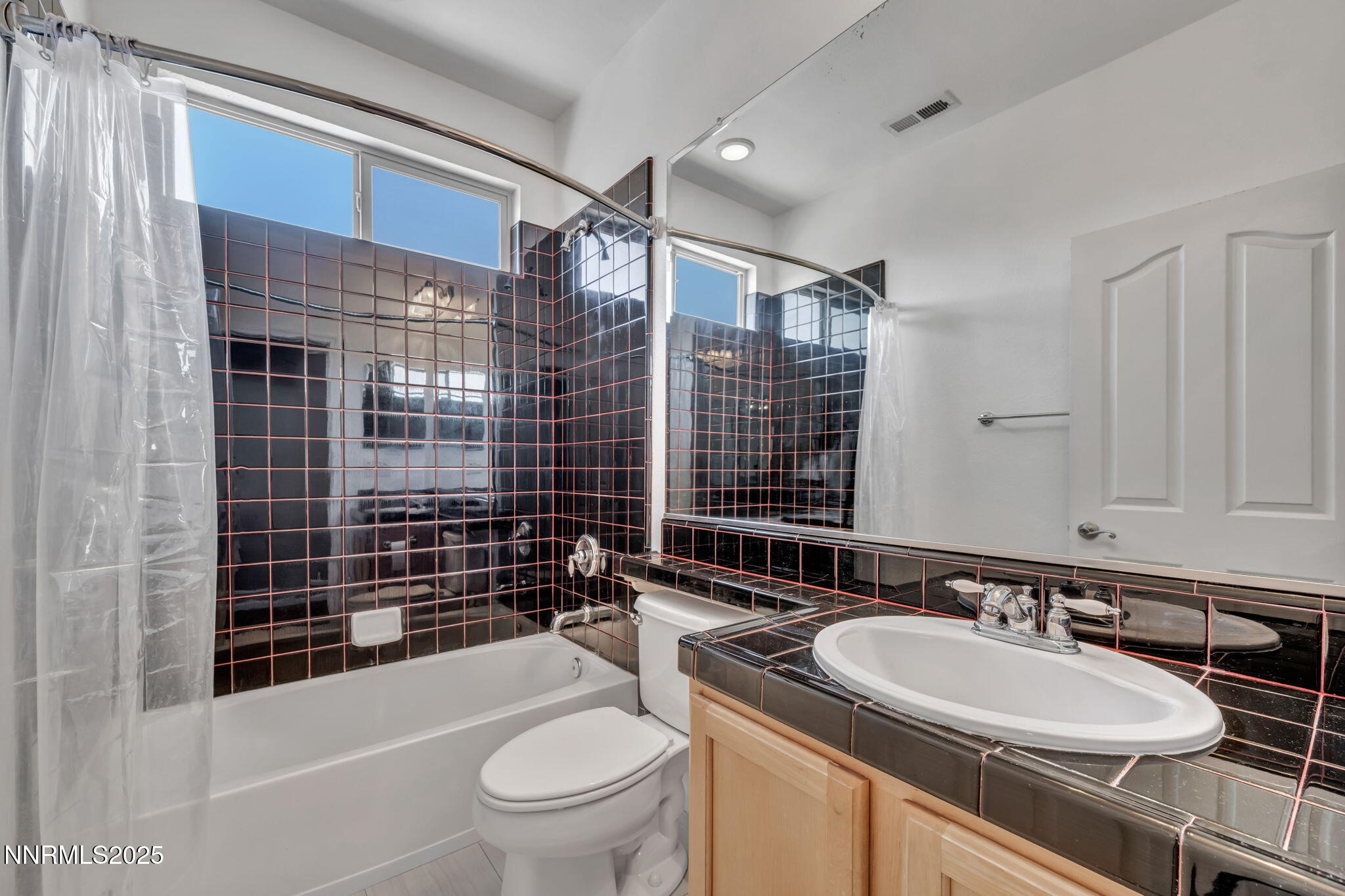 420 Miesque Court Reno, NV 89521 - Photo 28 of 43 a bathroom with a sink a toilet a mirror and shower
