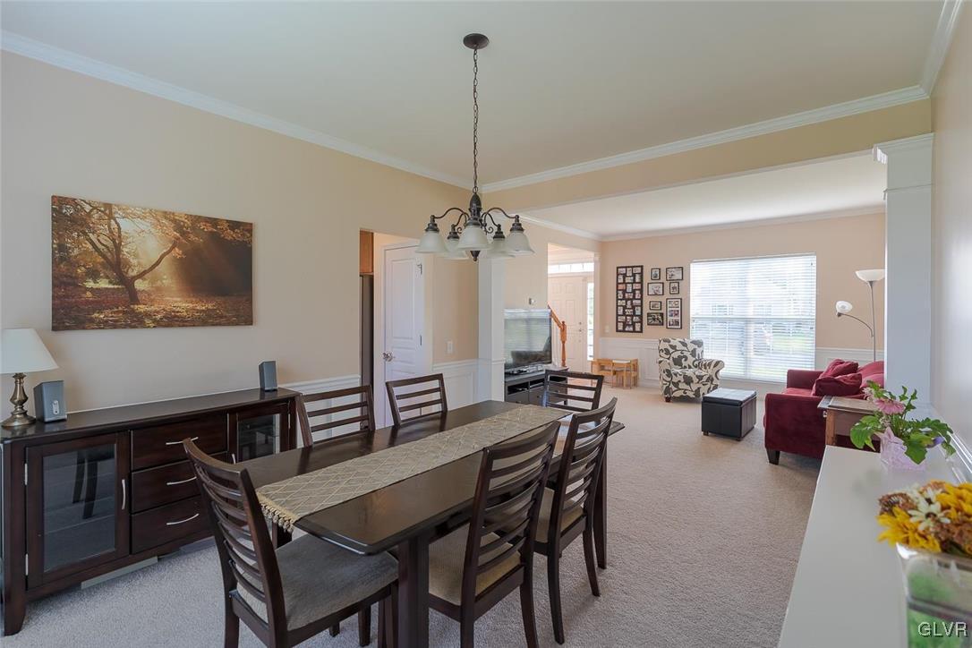 1649 Bridgeton Road Breinigsville, PA 18031 - Photo 6 of 20 Formal dining and living room, complete with crown