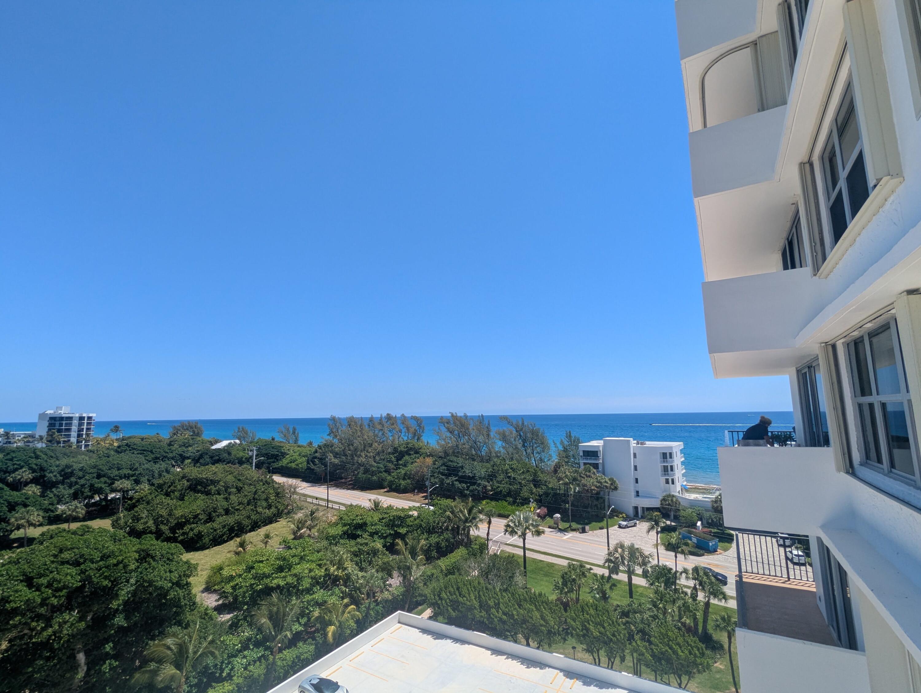 2121 North Ocean Boulevard, Unit 1006E Boca Raton, FL 33431 - Photo 16 of 64 Balcony East View