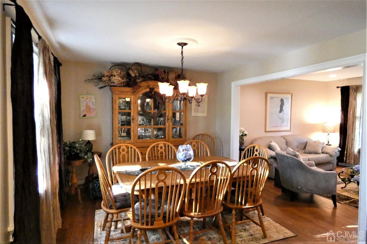14 Apple Tree Road Flemington, NJ 08822 - Photo 7 of 33 a view of a dining room with furniture window and outside view