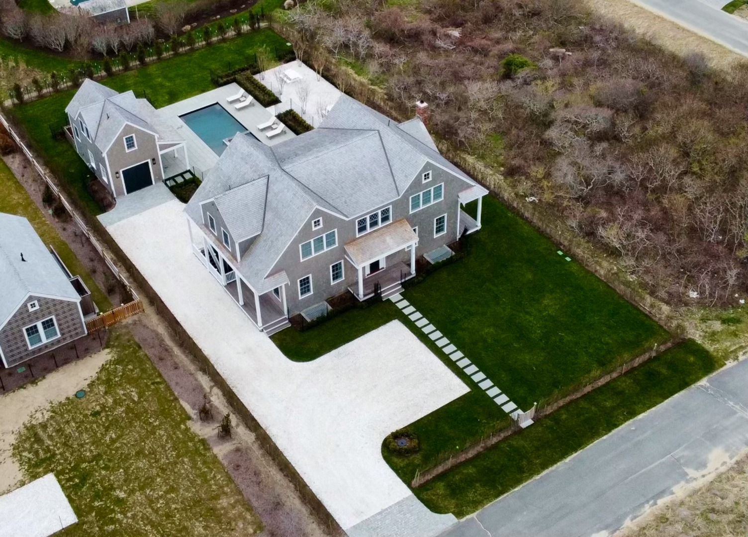 3 Westerwick Drive Nantucket, MA 02554 - Photo 3 of 49 an aerial view of a house with a yard