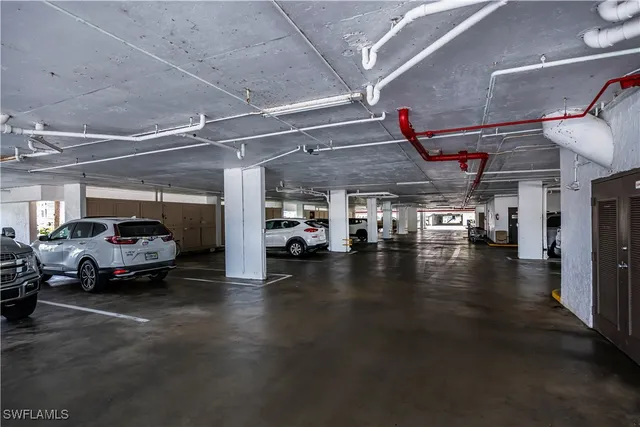 a view of parking area