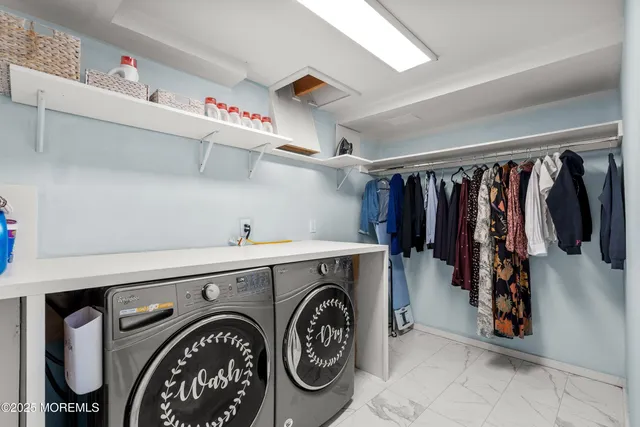 a view of swimming pool with lawn chairs and a big yard