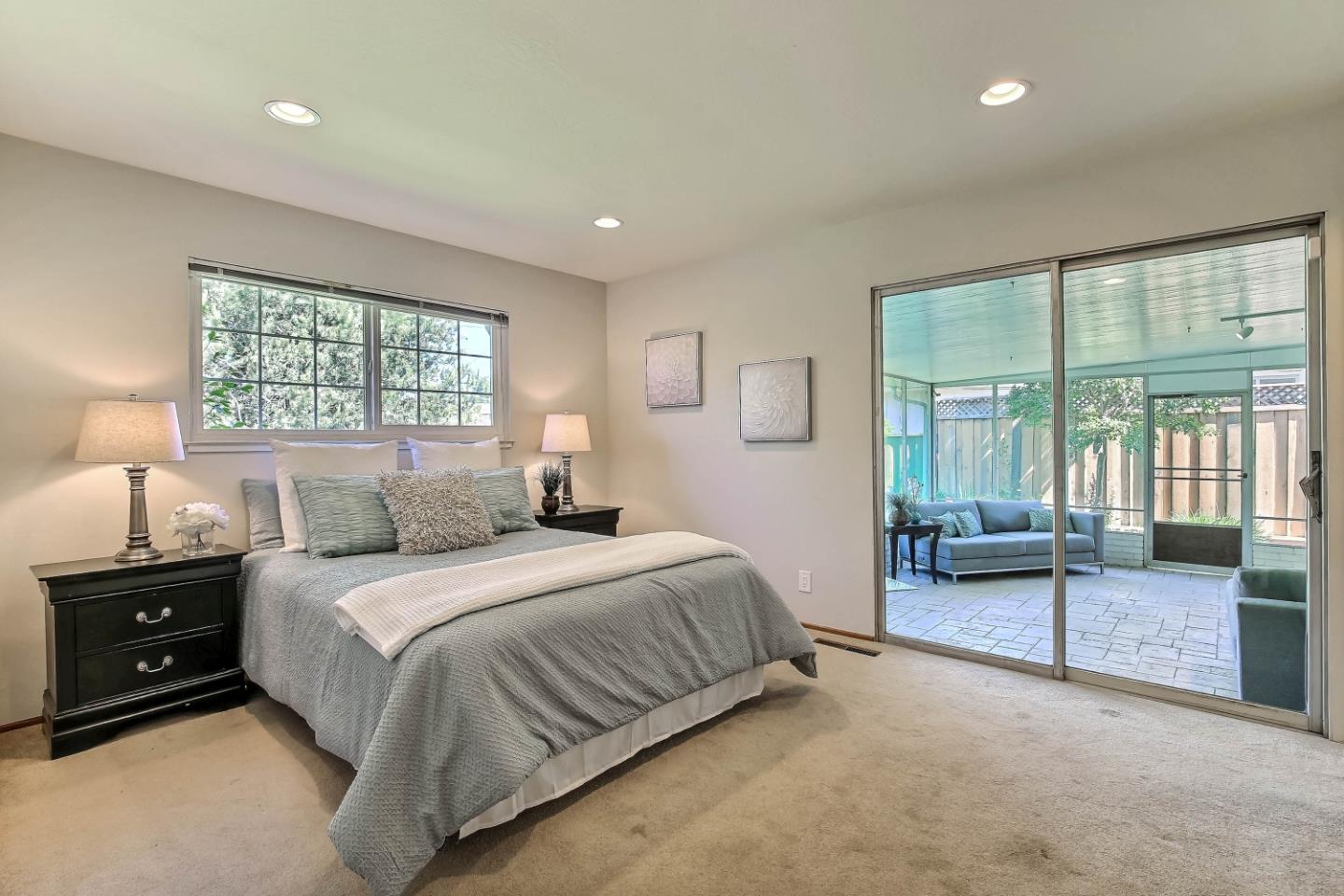 3666 Kirk Road San Jose, CA 95124 - Photo 8 of 13 a bedroom with a bed and a tv