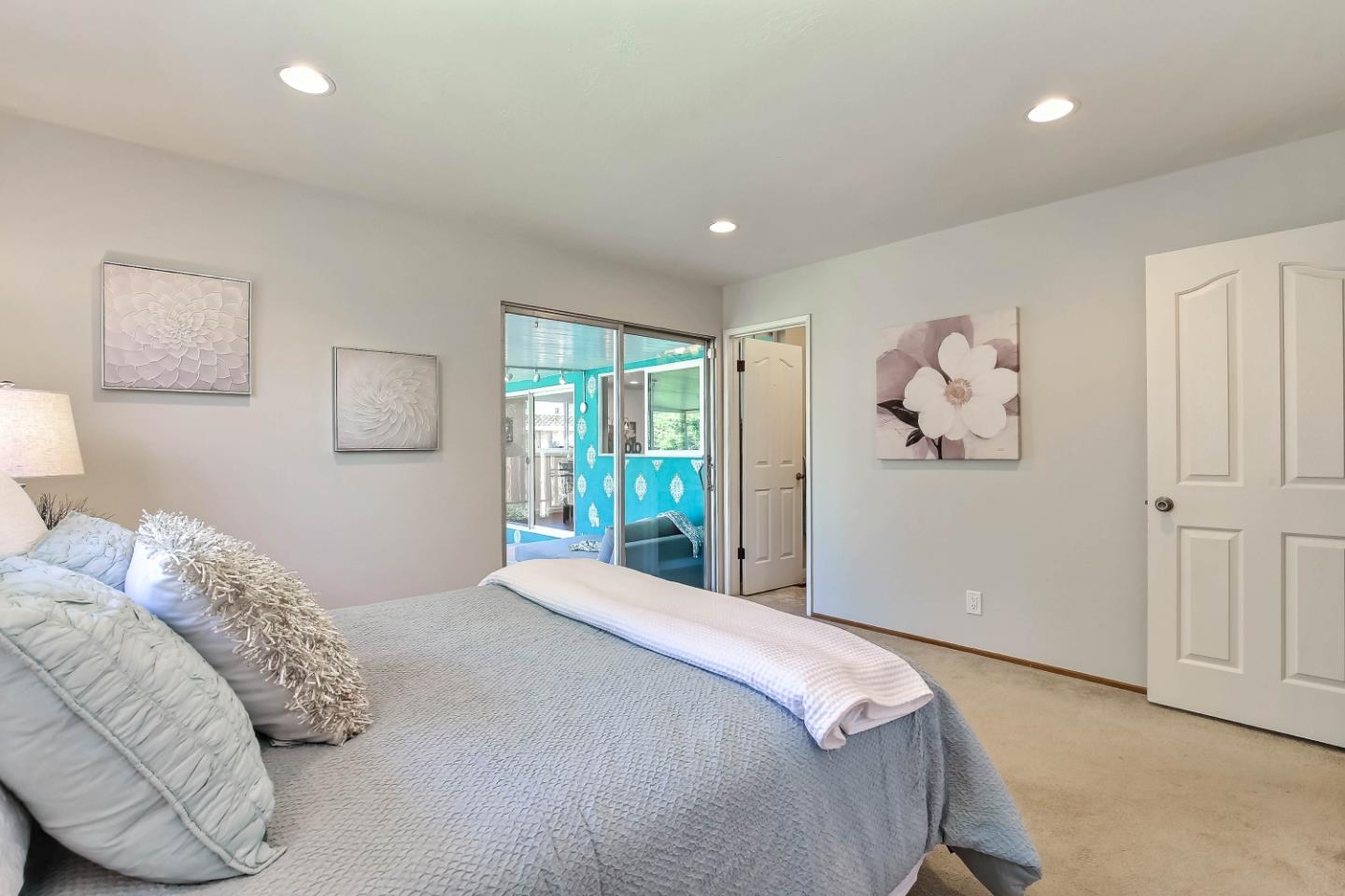 3666 Kirk Road San Jose, CA 95124 - Photo 9 of 13 a bedroom with a large bed and a window