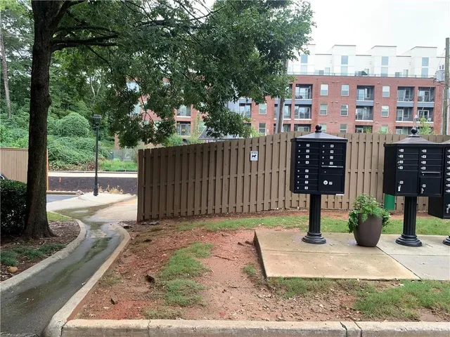 a view of a tall building