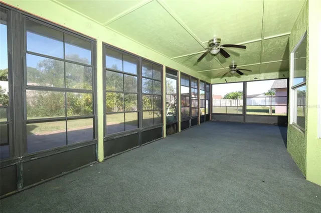 a view of a room with window