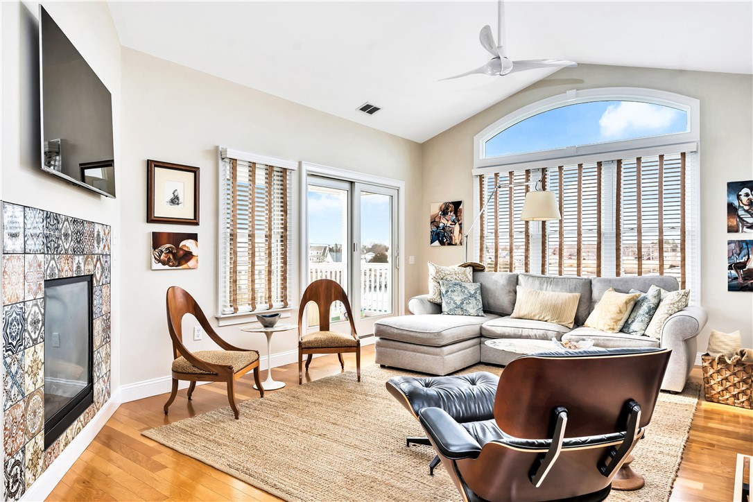 39 Weekapaug Road, Unit 3 Westerly, RI 02891 - Photo 28 of 50 Living Room with Separate Deck Overlooking Water