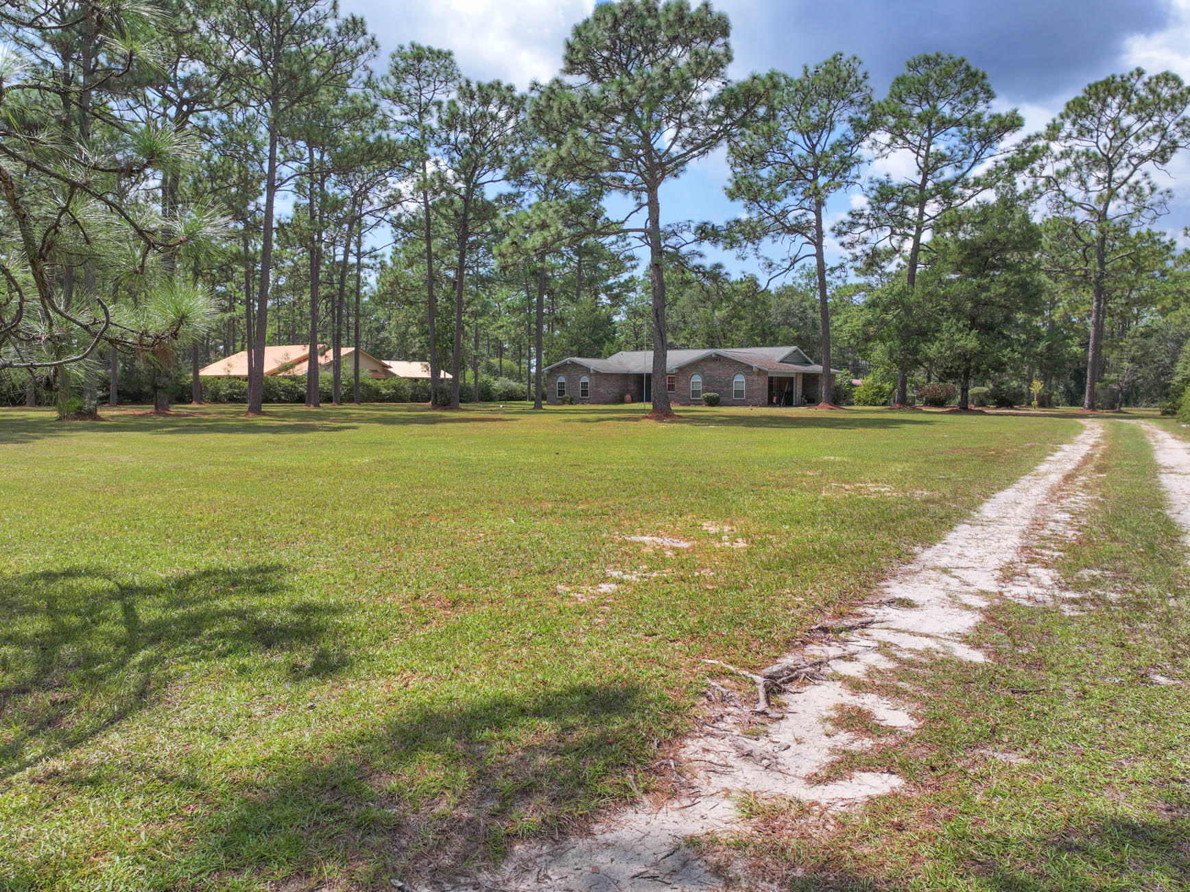 14034 331 Business Freeport, FL 32439 - Photo 12 of 44 a front view of a house with a yard and trees