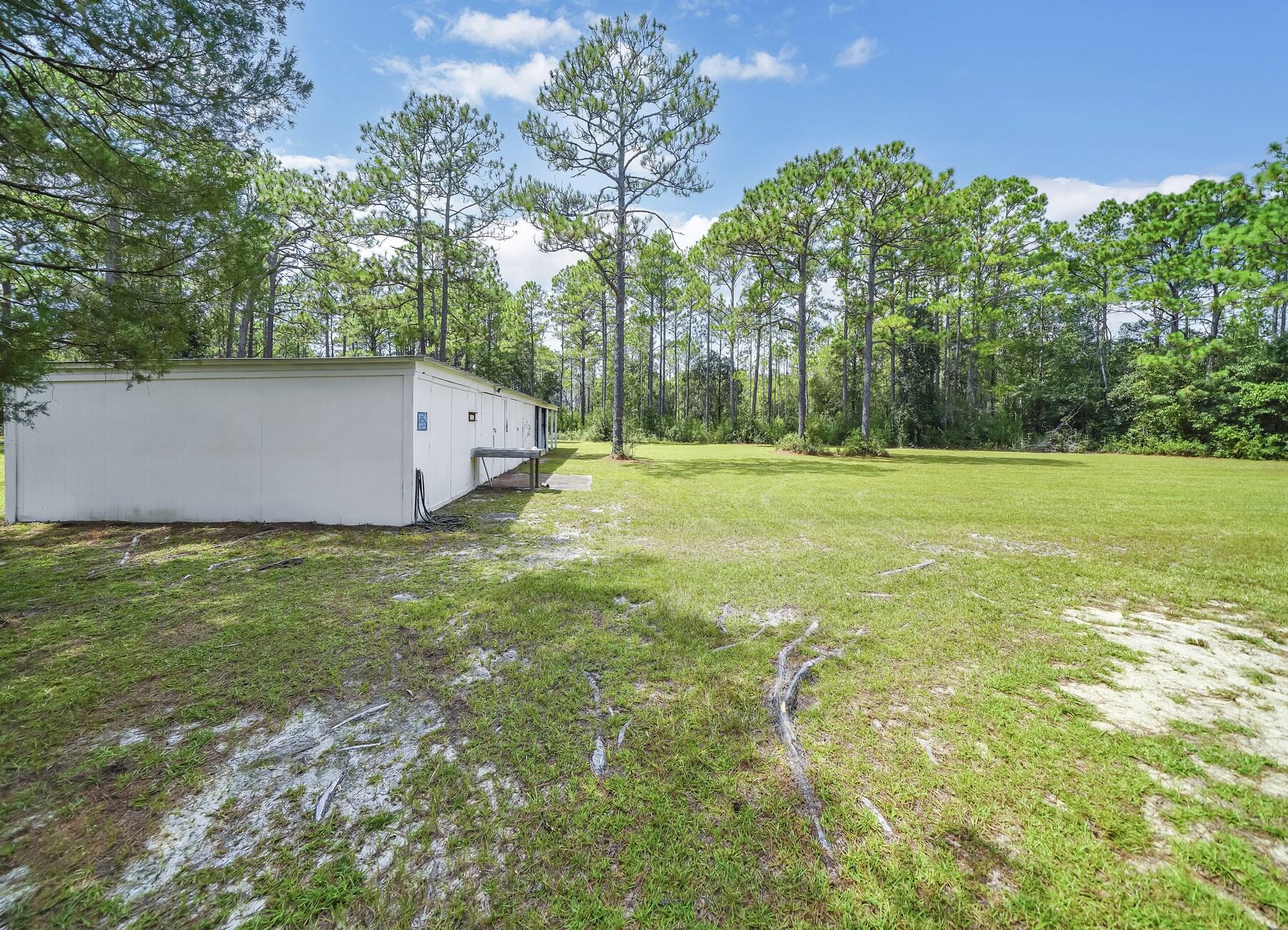 14034 331 Business Freeport, FL 32439 - Photo 16 of 44 a view of a big yard with a fountain and a large tree