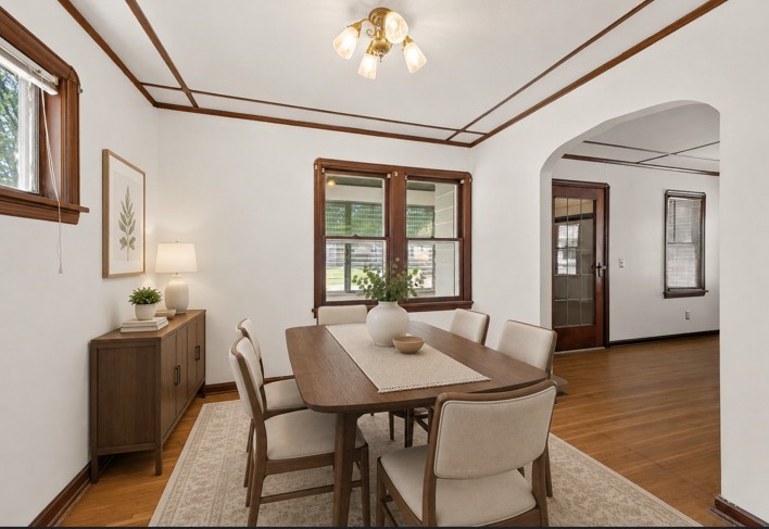 56 Langford Road Rochester, NY 14615 - Photo 9 of 35 Virtually Staged Dining Room