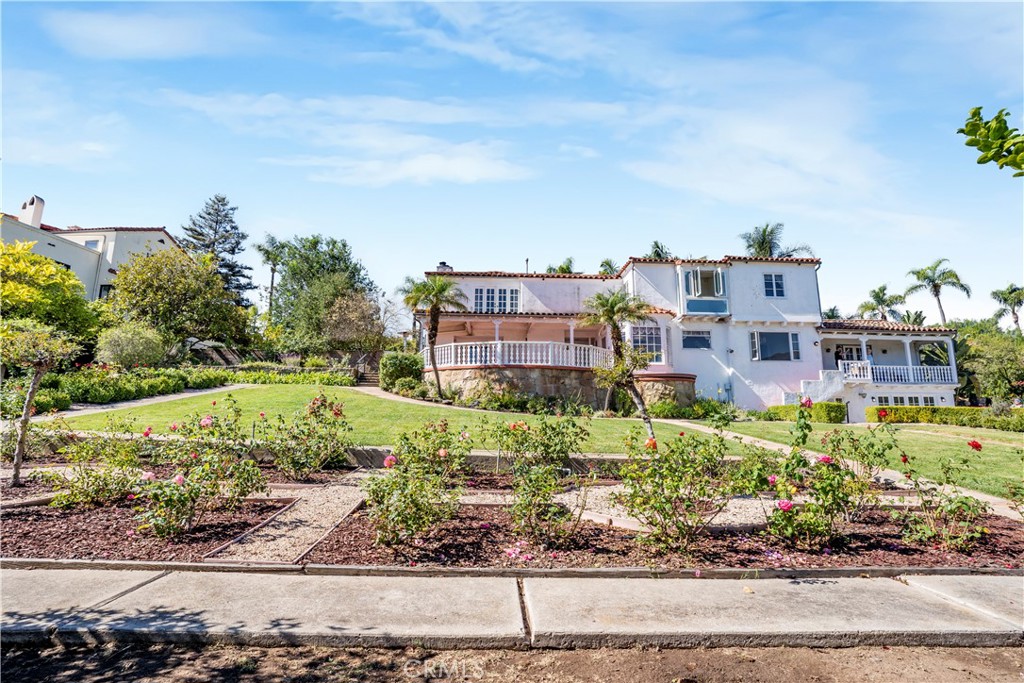 2736 Cuesta Road Santa Barbara, CA 93105 - Photo 39 of 50 a view of a garden with a house