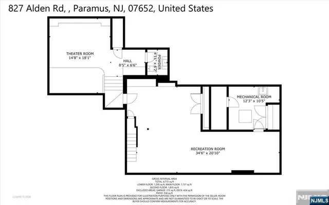 $1,750,000 | 827 Alden Road, Paramus, NJ 07652