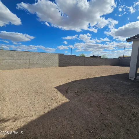 a view of an outdoor space and mountain view