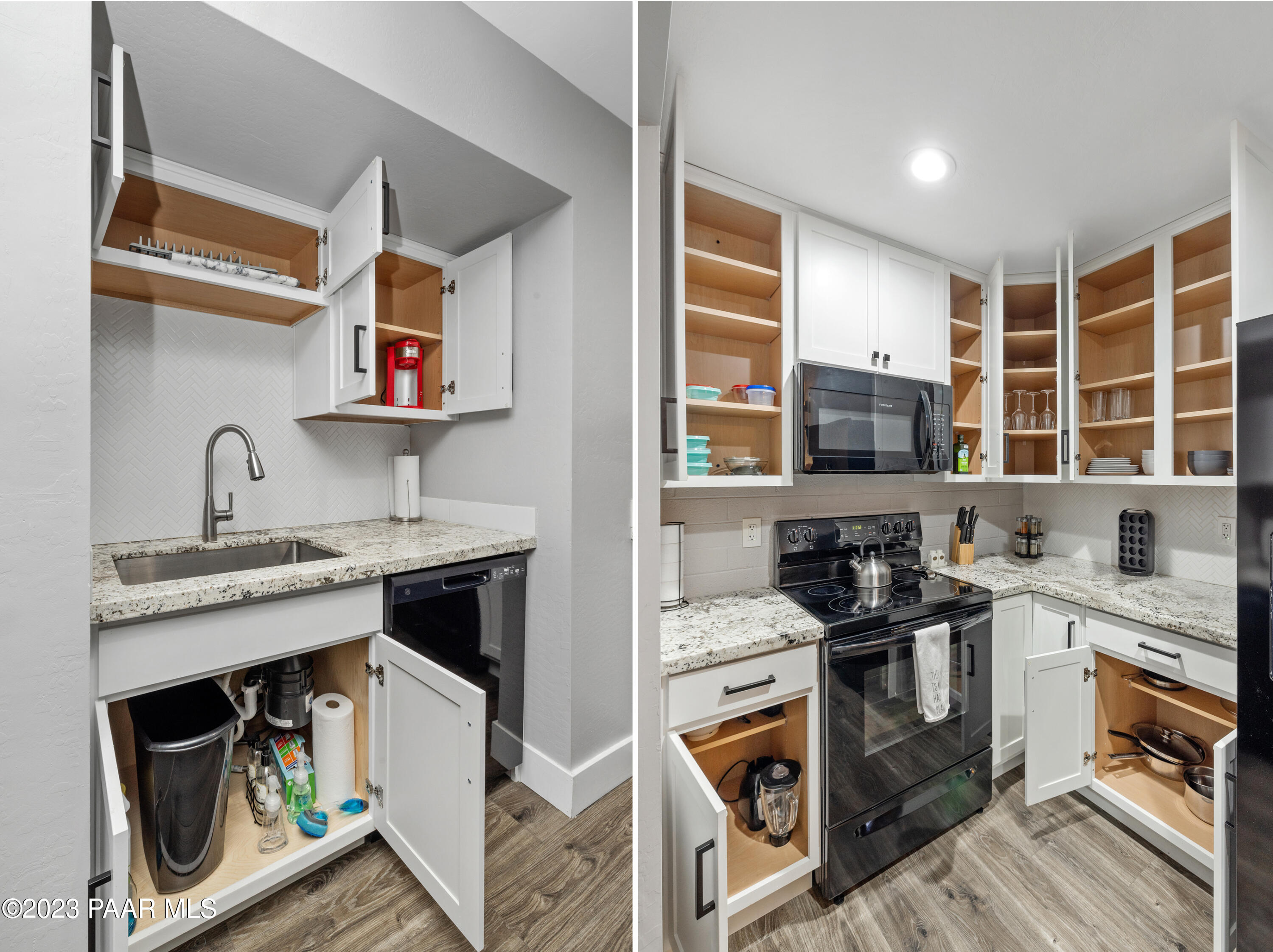 8339 Florentine Road, Unit 6 Prescott Valley, AZ 86314 - Photo 7 of 21 a kitchen with stainless steel appliances granite countertop a stove and a sink