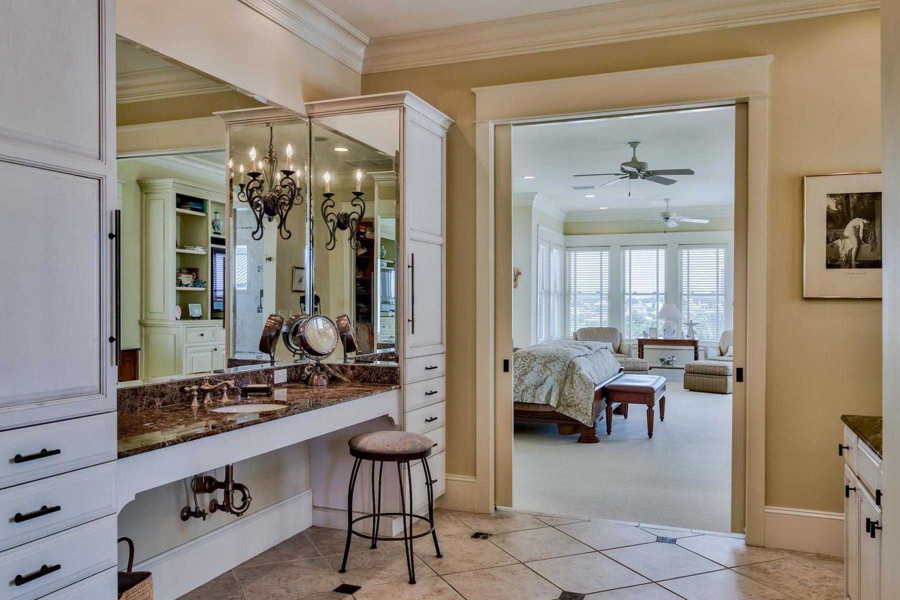216 Sandtrap Road Miramar Beach, FL 32550 - Photo 36 of 58 a en suite bathroom with a tub shower and mirror