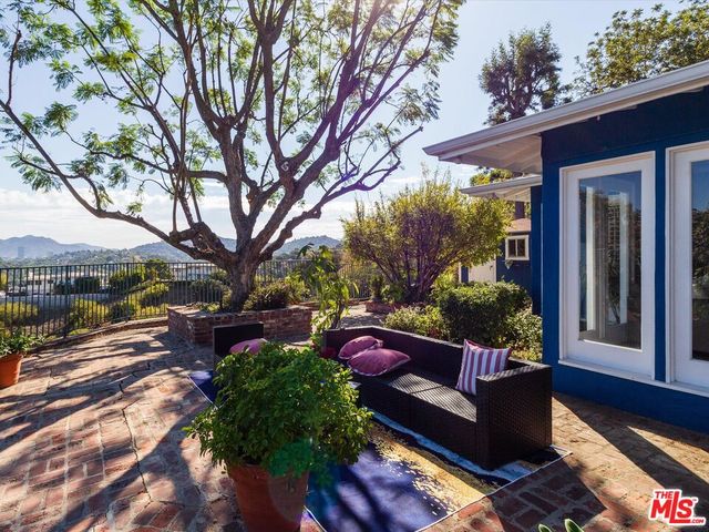 a view of a couches in patio of the house