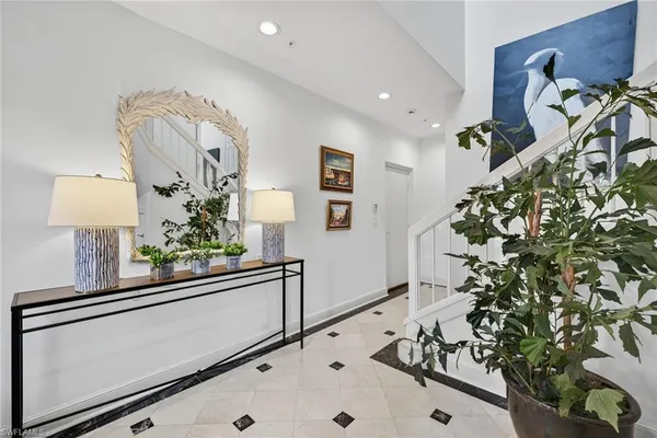 a view of a entryway