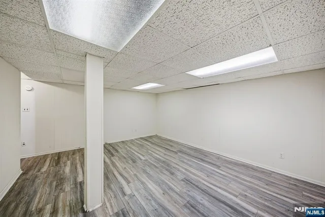 a view of backyard of house