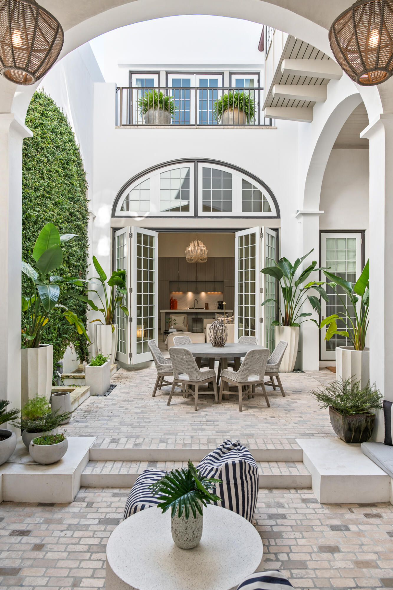 31 Sugar Loaf Alley Inlet Beach, FL 32461 - Photo 2 of 58 a view of a house with backyard sitting area and swimming pool