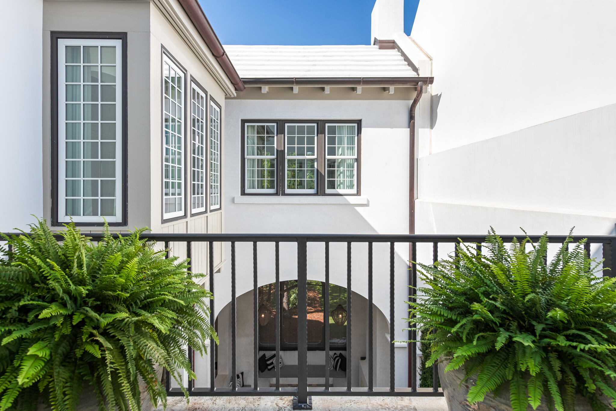 31 Sugar Loaf Alley Inlet Beach, FL 32461 - Photo 37 of 58 a view of a balcony with plants