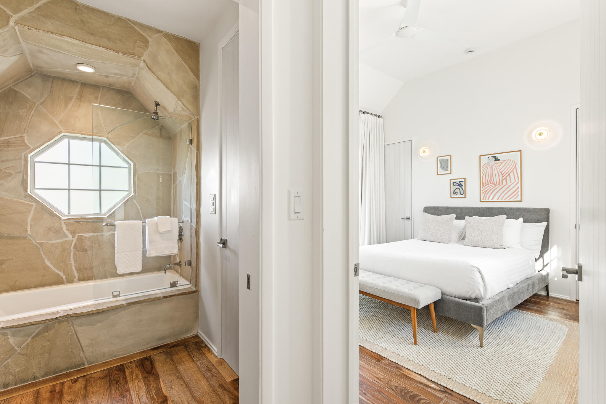 31 Sugar Loaf Alley Inlet Beach, FL 32461 - Photo 40 of 58 a spacious bedroom with a bed and a window