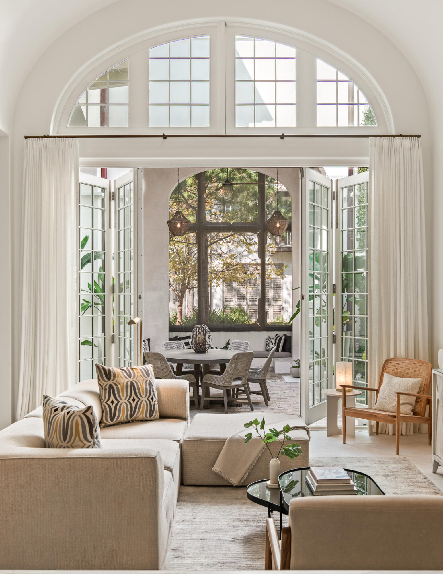 31 Sugar Loaf Alley Inlet Beach, FL 32461 - Photo 4 of 58 a living room with furniture and large windows