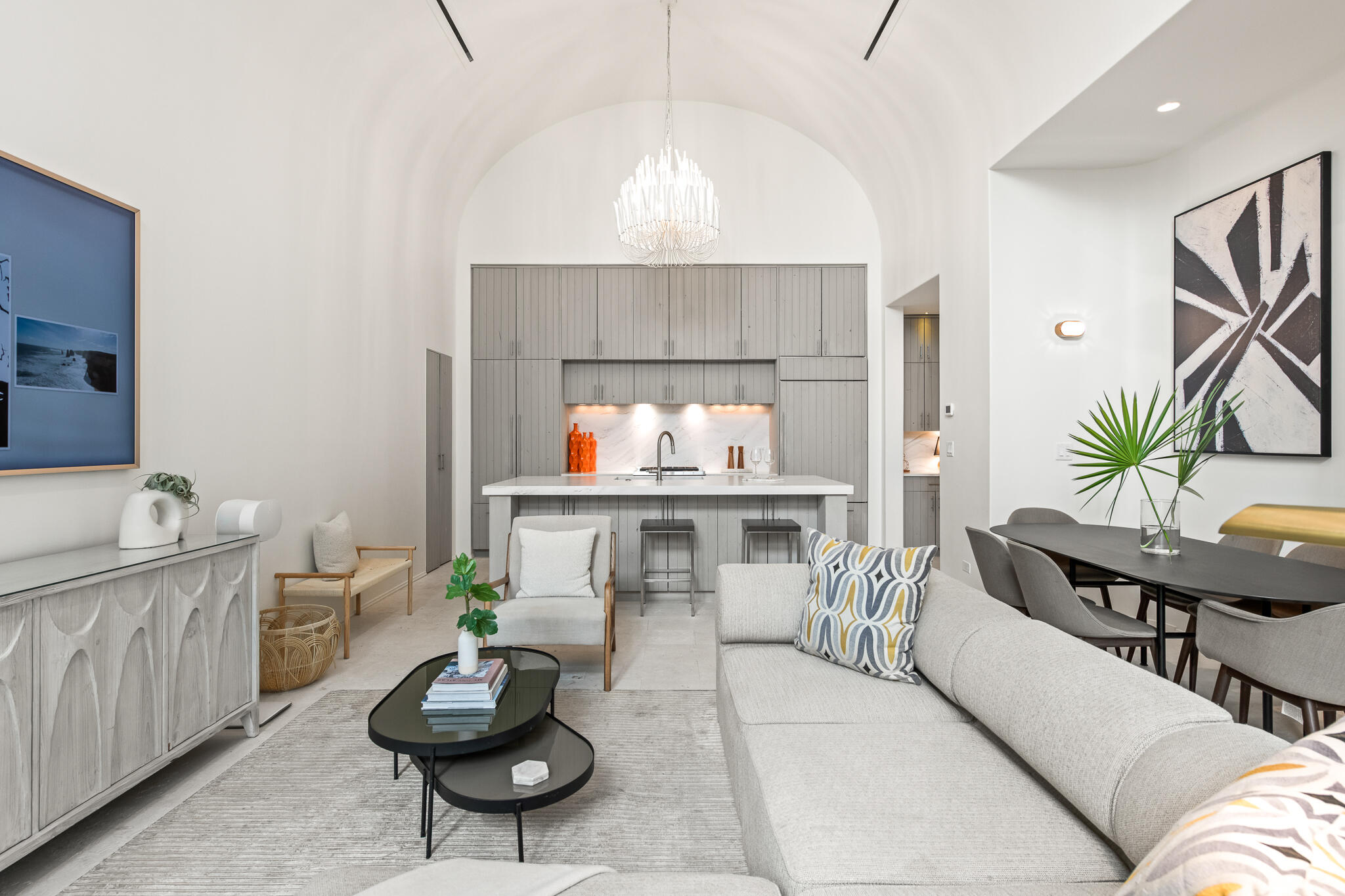 31 Sugar Loaf Alley Inlet Beach, FL 32461 - Photo 5 of 58 a living room with furniture and a fireplace