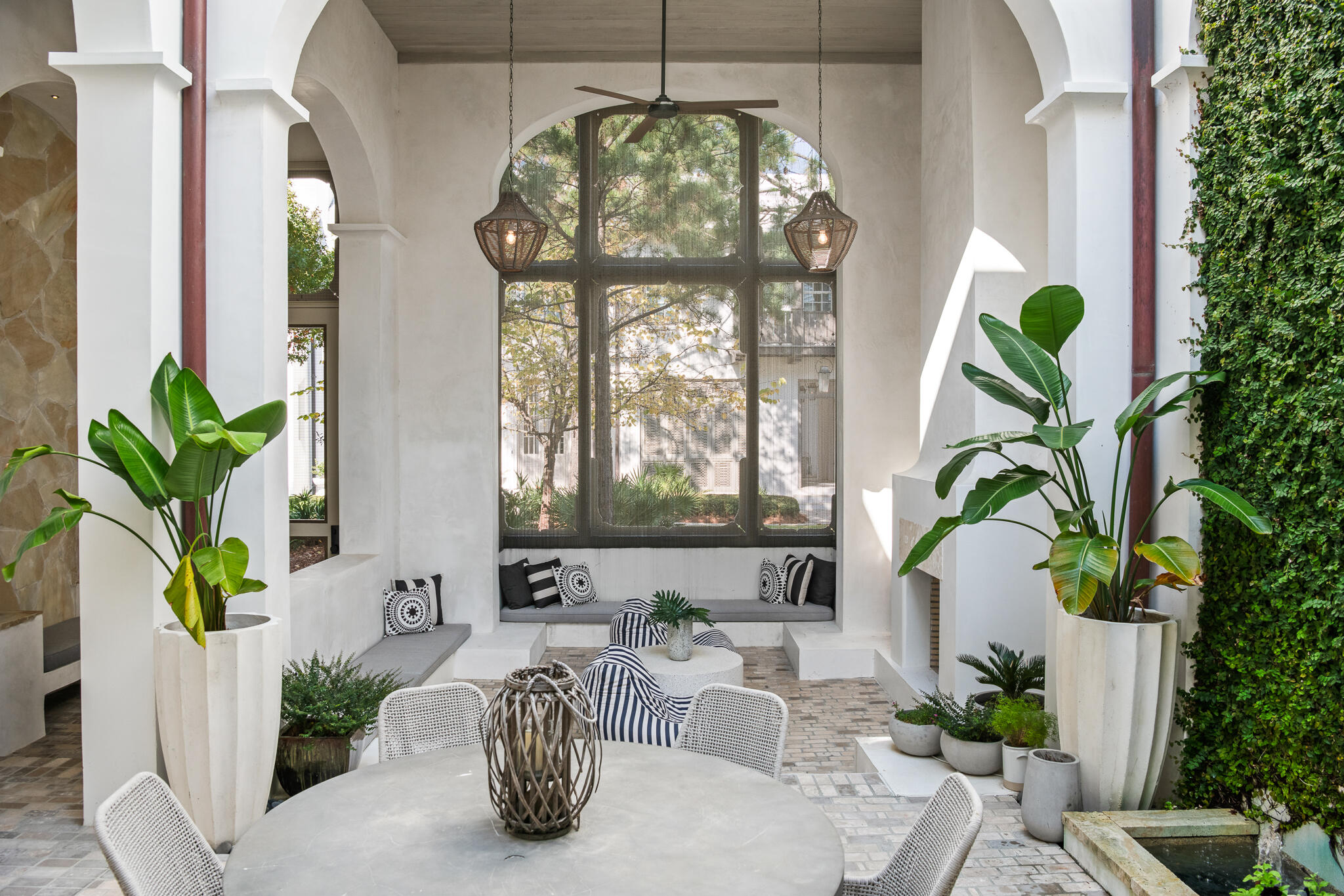 31 Sugar Loaf Alley Inlet Beach, FL 32461 - Photo 10 of 58 a living room with furniture a potted plant and a large window