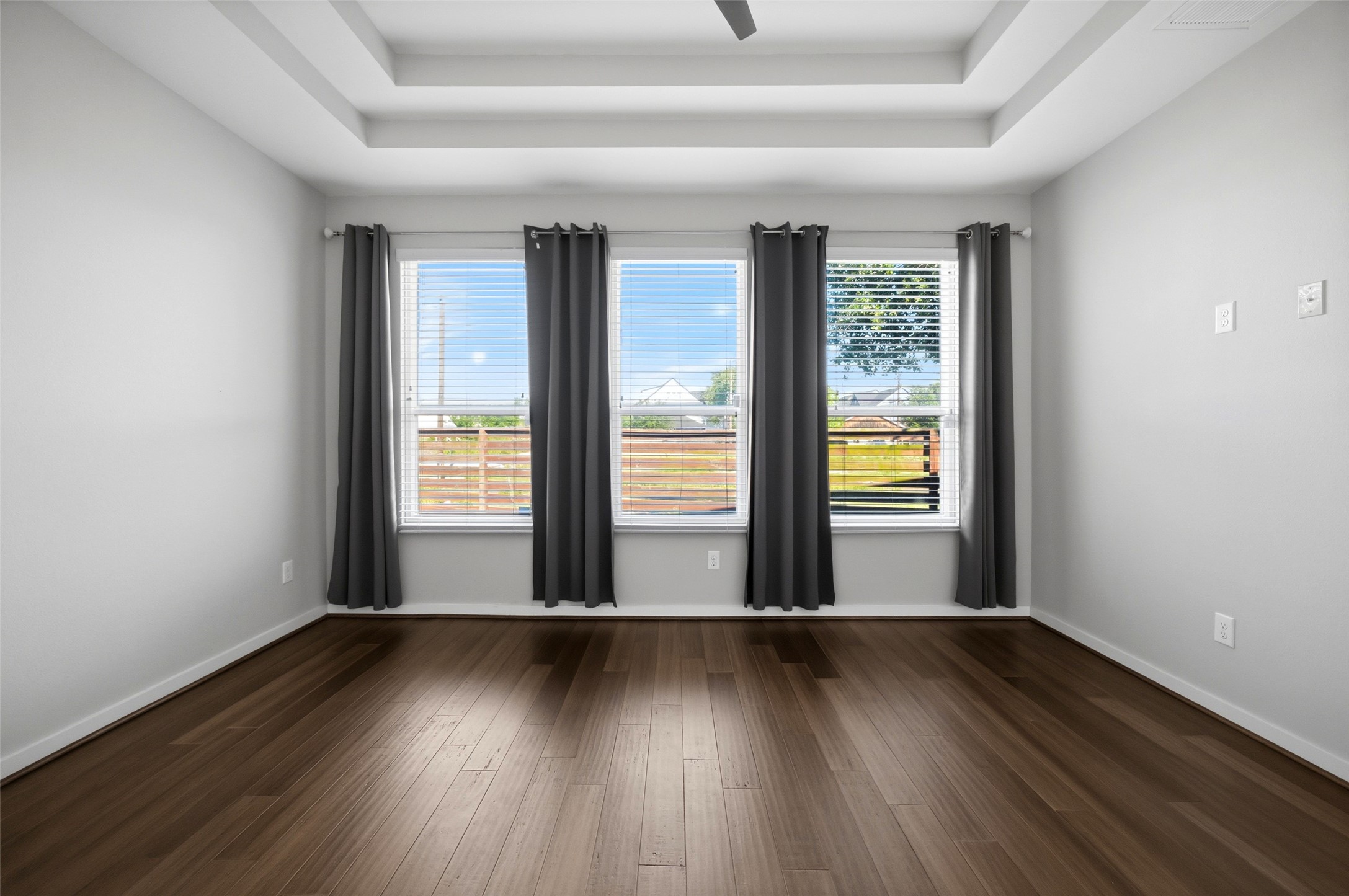 605 Dumble Street Houston, TX 77023 - Photo 22 of 44 wooden floor in an empty room with a window