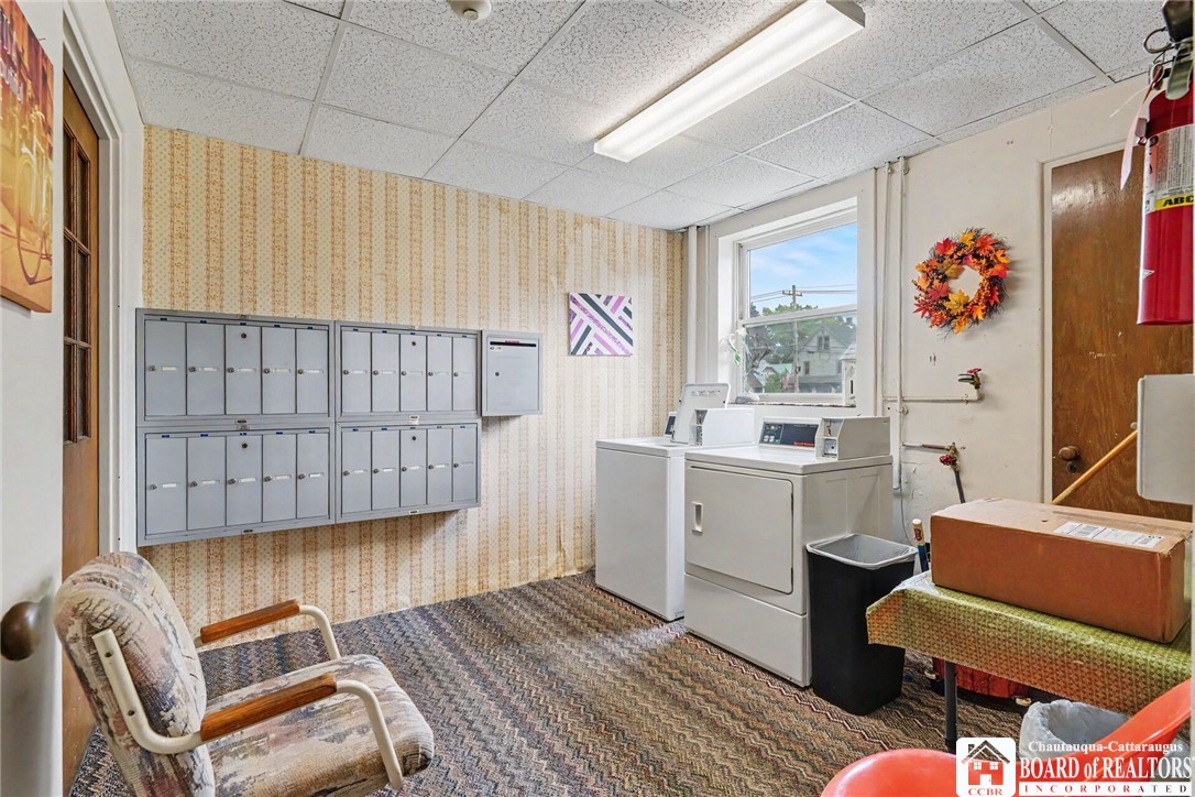 305 North Work Street Ellicott, NY 14733 - Photo 21 of 45 First floor Laundry coin operated with Mail Boxes for tenants