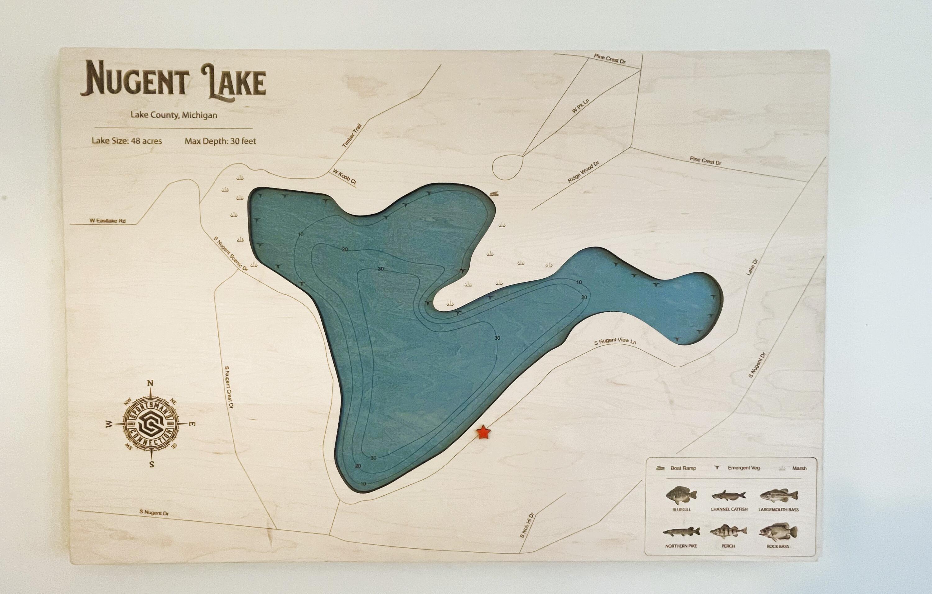 4440 South Nugent View Lane Baldwin, MI 49304 - Photo 44 of 44 NL Map