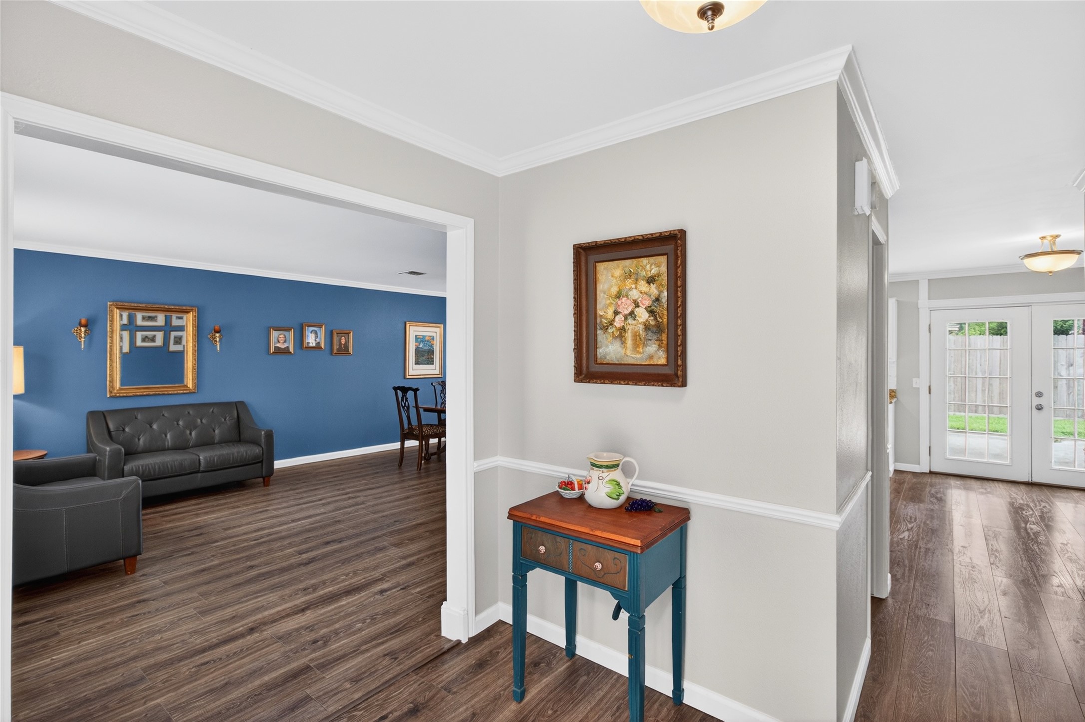 20214 Woodsboro Court Spring, TX 77388 - Photo 4 of 50 ENTRY HALL connects to Formal Living & Formal Dining! Recently Painted Interior! Luxury Vinyl Plank throughout 1st Floor!