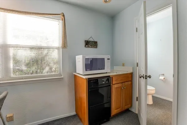 a view of a kitchen with a stove
