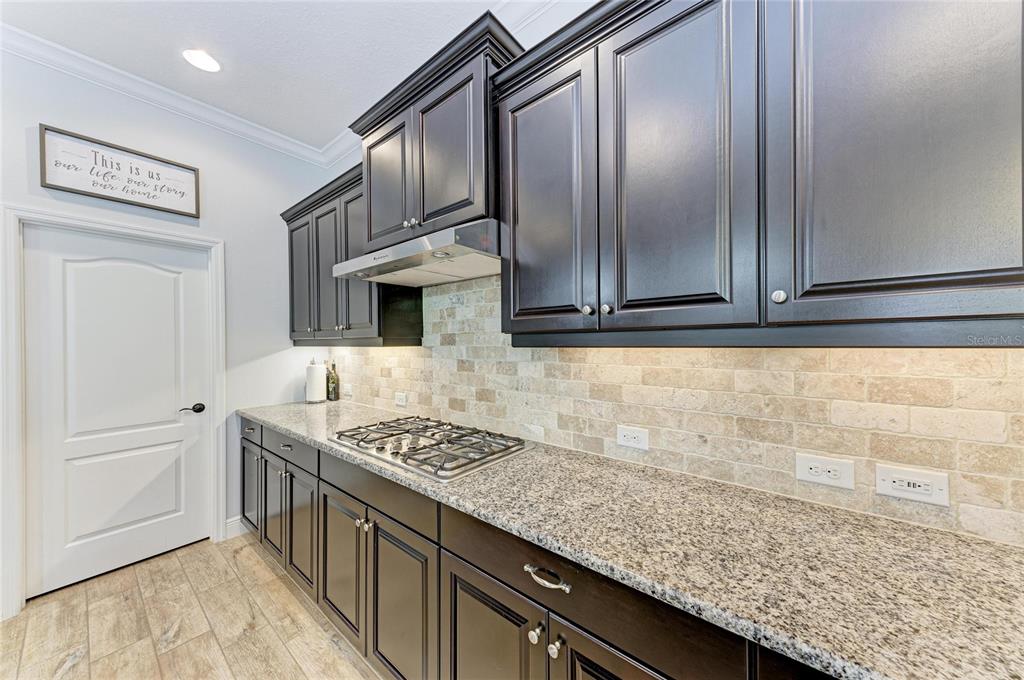 12642 Harney Street Venice, FL 34293 - Photo 16 of 85 a kitchen with granite countertop cabinets stainless steel appliances and a counter space
