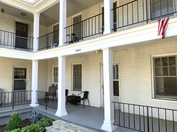 a view of front door
