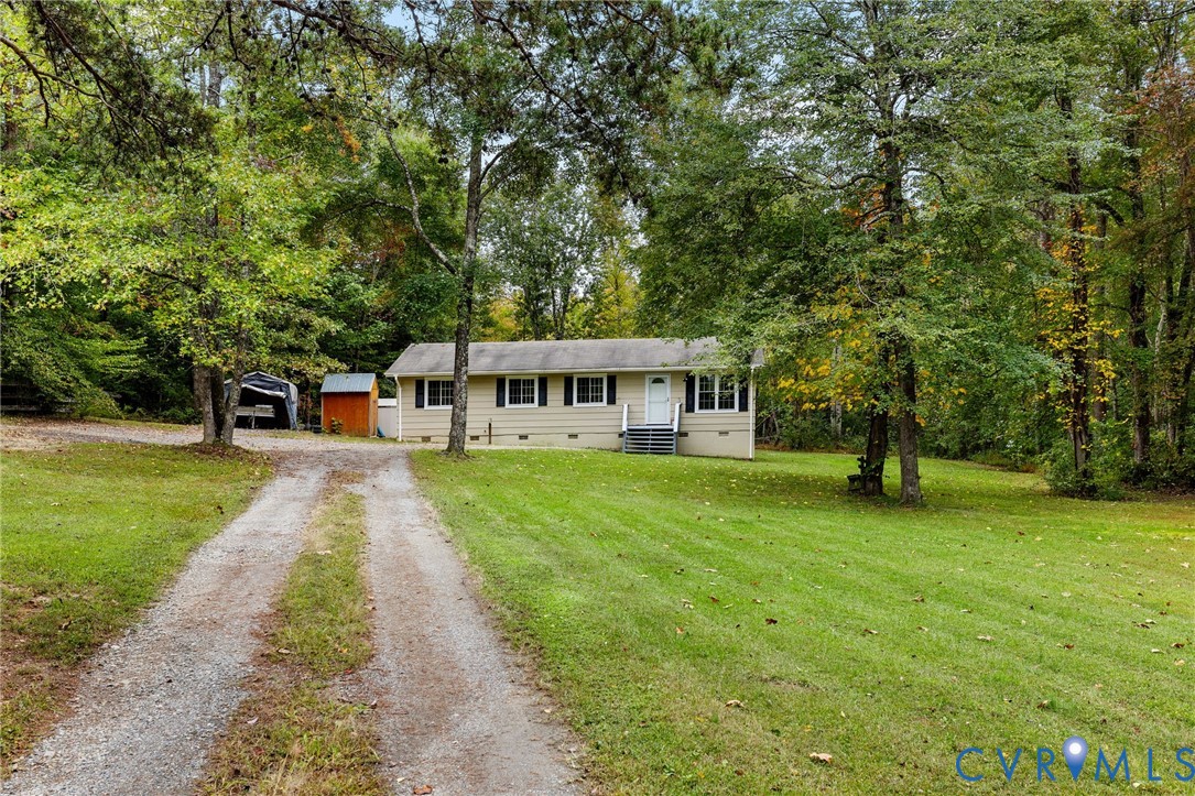 164 Kinneytown Road Mineral, VA 23117 - Photo 3 of 31 a view of a house with a yard