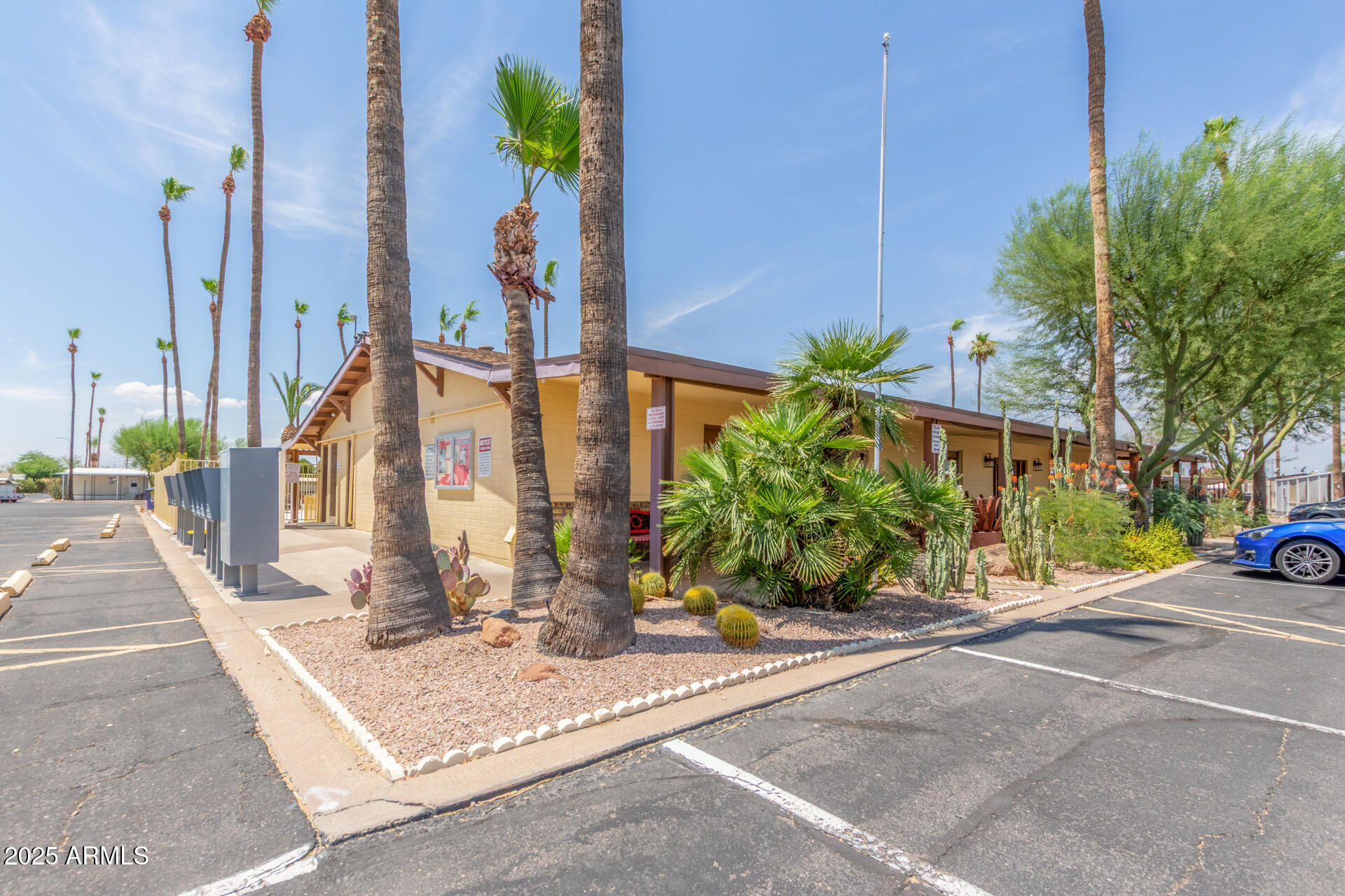 11425 East University Drive, Unit 115 Apache Junction, AZ 85120 - Photo 21 of 28 a view of a street with potted plants