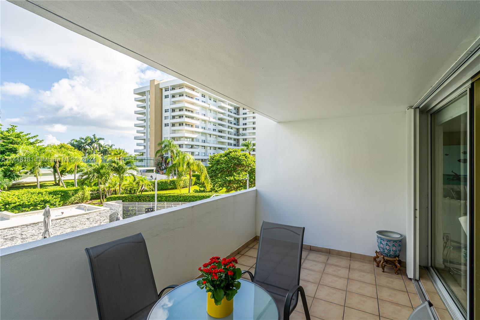 199 Ocean Ln Drive, Unit 212 Key Biscayne, FL 33149 - Photo 7 of 44 a view of balcony and patio